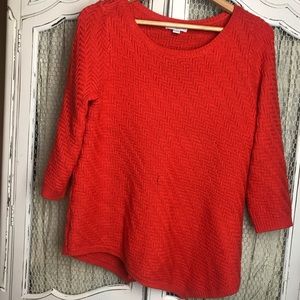 Asymmetrical Sweater (Orange)